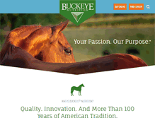 Tablet Screenshot of buckeyenutrition.com